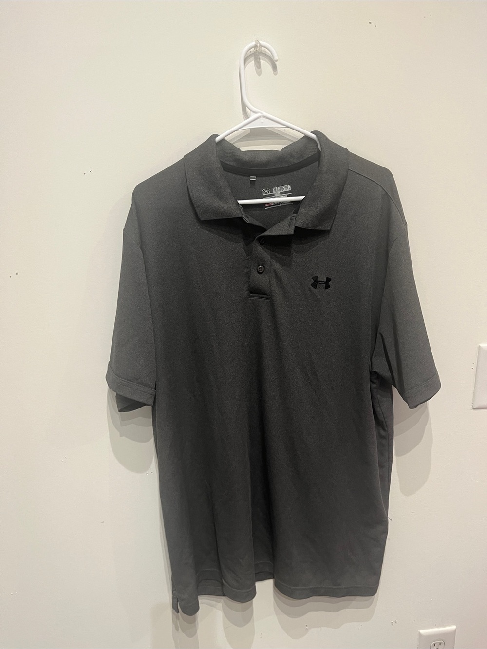 Under Armour Men’s Charcoal Gray Polo Shirt